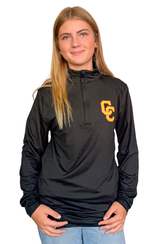 Black Holloway 1/4 Zip
